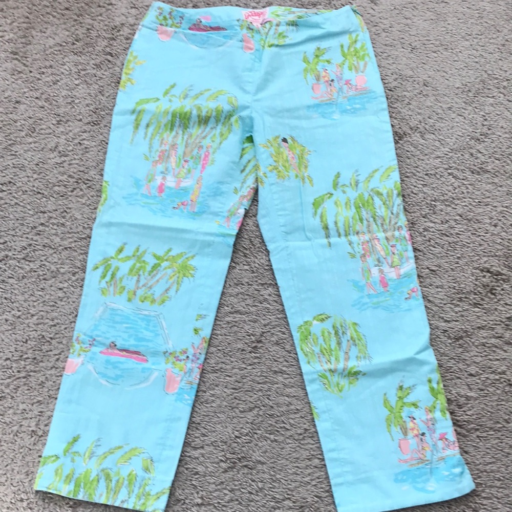 Lilly Pulitzer Cotton Pants Size 4